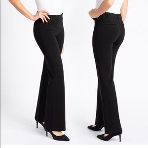 BETABRAND Boot Cut Black Pull On Pants